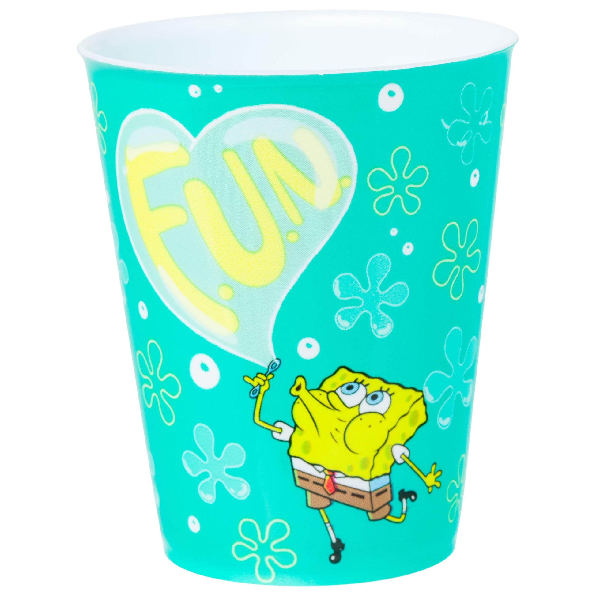 Silver Buffalo Spongebob Squarepants, 4 Pack Mini Plastic Cup Set, 1.5oz