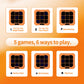 Museloong 6-in-1 Rechargeable Electronic Tic-Tac-Toe Game, Portable Digital Travel Toy, Suitable for Children, Boys, Girls and Adults, Educational