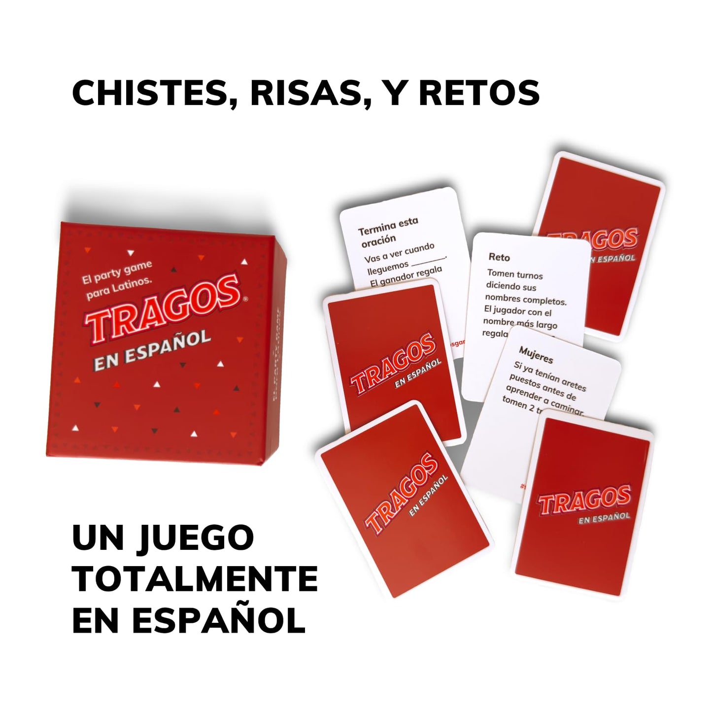 Tragos Original Game en Español for Latinos - Relatable Hilarious Cultural Spanish Card Game - Juegos De Mesa para Adultos Original en Español