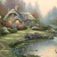 Ceaco - Thomas Kinkade Everett's Cottage - 1000 Piece Puzzle for Adults
