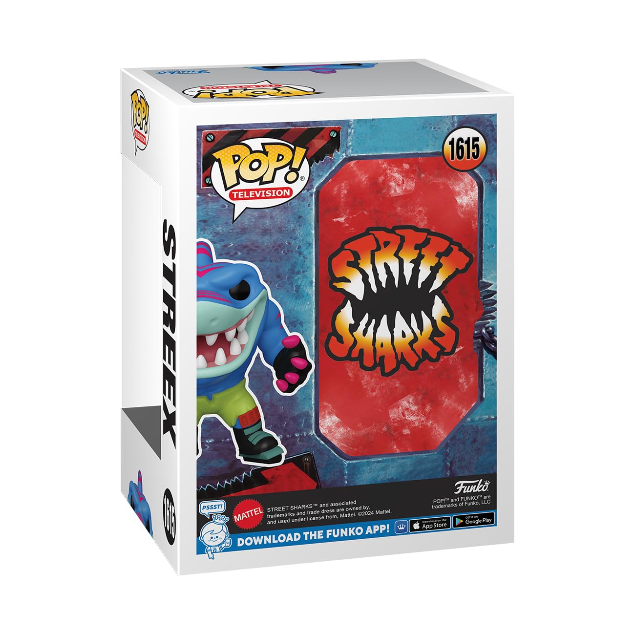 Funko POP! TV: Street Sharks - Streex - Collectable Vinyl Figure - Gift Idea - Official Merchandise - for Kids & Adults - Ad Icons Fans - Model Figure