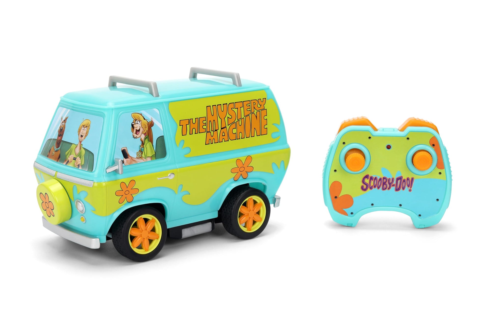 Jada Toys - Scooby-Doo! 1:24 Scale Mystery Machine R/C - Radio Control Vehicle - Iconic Collectible