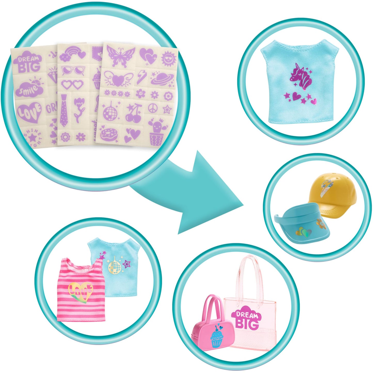 Barbie Doll & Accessories, Make & Sell Boutique Playset with Display Rack, Create Foil Designs
