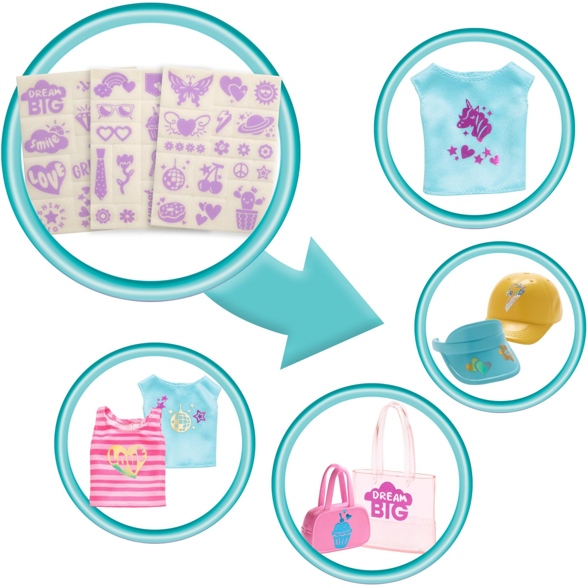 Barbie Doll & Accessories, Make & Sell Boutique Playset with Display Rack, Create Foil Designs