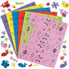 Fun Express Assorted Bug Shape Foam Self-Adhesive Craft Stickers - Fun Craft Supplies for DIY Projects Scrapbooking Kids Crafts & Creative Activities