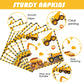 194Pcs Construction Plates Birthday Party Supplies Decorations Serve 24 | Includes Napkins Cups Tablecloth and Banner | Boys Construction Themed