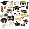 25Pcs Graduation Photo Booth Props Grad Party Favors Supplies