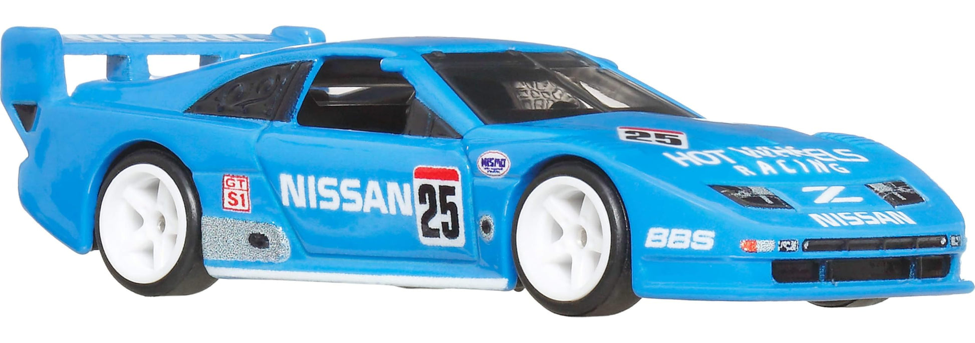 Hot Wheels Premium Car Culture Collectible Toy Car, 1:64 Scale Die-Cast Nissan 300GTX IMSA GTS, Silhouettes Vehicle with Real Riders Tires