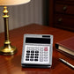 1Pcs Silver 1/12 Miniature Calculator Dollhouse Decoration Accessories Miniature Calculator Dollhouse Accessories (0.5x0.7x0.2 inch)