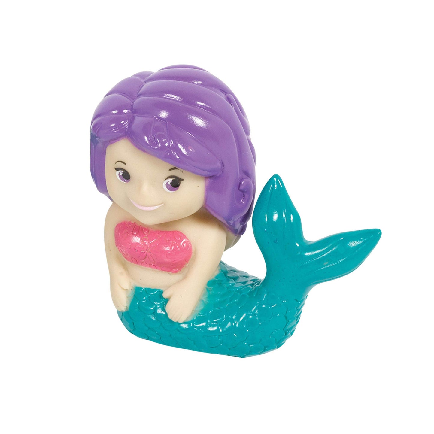Multicolor Mermaid Squirt Toys - 2.5" x 2" (Pack of 12) - Ideal Pool & Bath Time Companion
