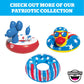 Patriotic Stars Pool Float, Red White and Blue
