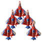 5PCS Airplane Foil Balloons Fighter Jet Airplane Ballons Airplane Shaped for Baby Shower Kids' Boys Birthday Party Supplies Decorations