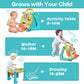 iPlay, iLearn 3 in 1 Baby Walker Sit to Stand Toys, Kids Activity Center, Toddlers Musical Fun Table, Lights and Sounds, Learning, Birthday Gift