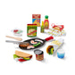 Melissa & Doug Fill & Fold Taco & Tortilla Set, 43 Pieces - Sliceable Wooden Mexican Play Food, Skillet, and More - FSC Certified