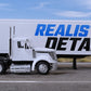 NewRay Customize 18 Wheeler Toy Truck with Trailer, 1:43 Scale Replica International Lonestar Diecast Truck, Customize Toy, Personalized Diecast Toy