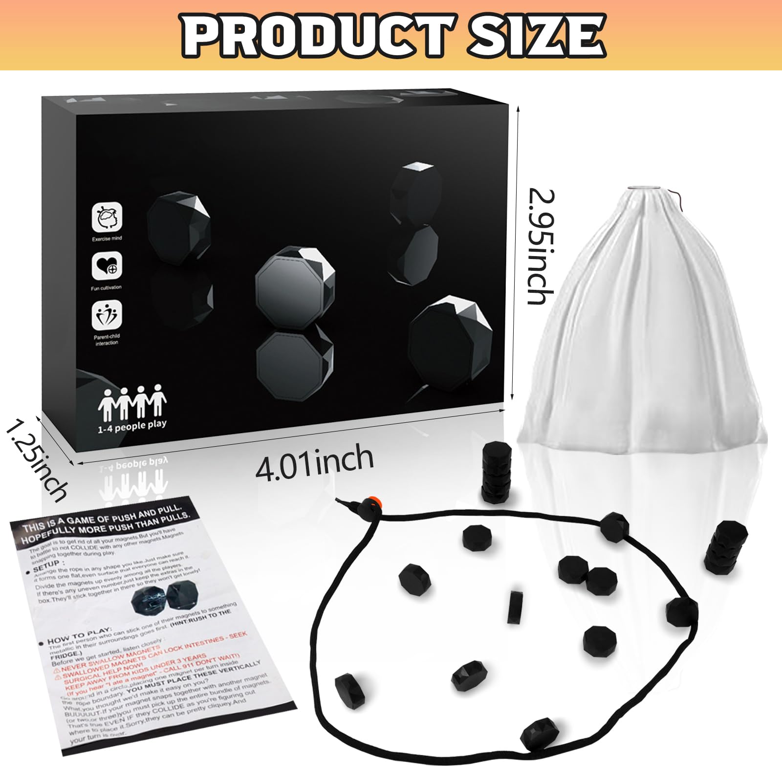 kowgical Chess Game with 20 Stones, Plastic Chess Games Set for Teenagers Adults, Party Easter Gifts Travel Games, Fun Tabletop Multiplayer Game
