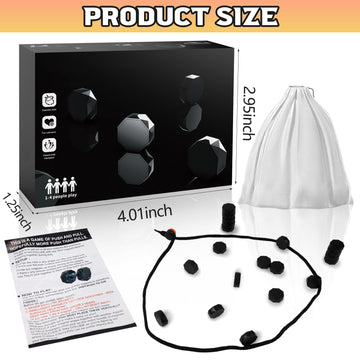 kowgical Chess Game with 20 Stones, Plastic Chess Games Set for Teenagers Adults, Party Easter Gifts Travel Games, Fun Tabletop Multiplayer Game