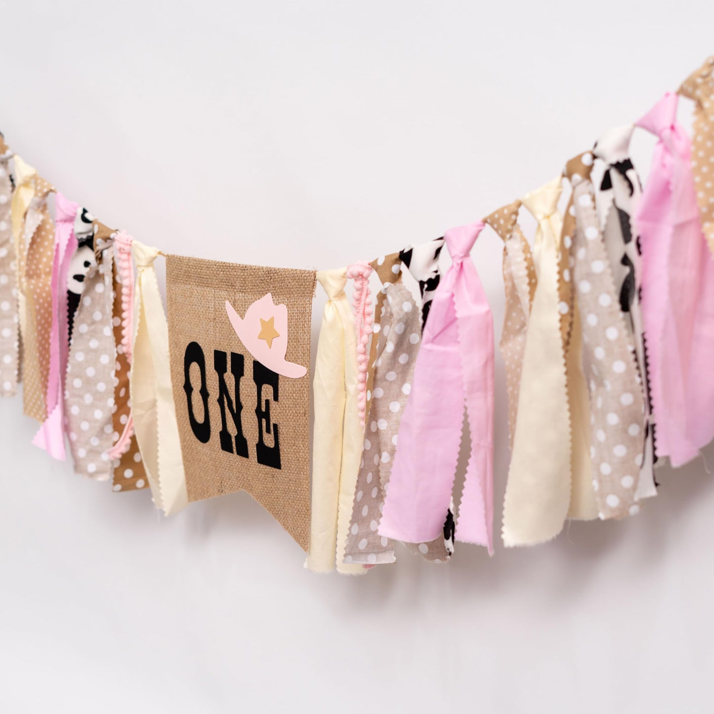 CIEQR Cowgirl Highchair Banner 1st Birthday