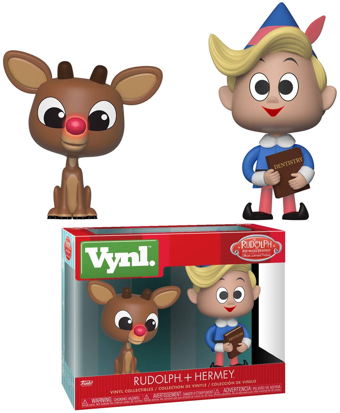 Funko Rudolph & Hermie Collectible Figure, Multicolor