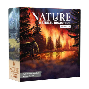 Nature Board Game Expansion - Module 3: Natural Disasters | Survive Volcanoes, Ice Ages, and Catastrophic Ecosystem Events | Wildlife Strategy Game |