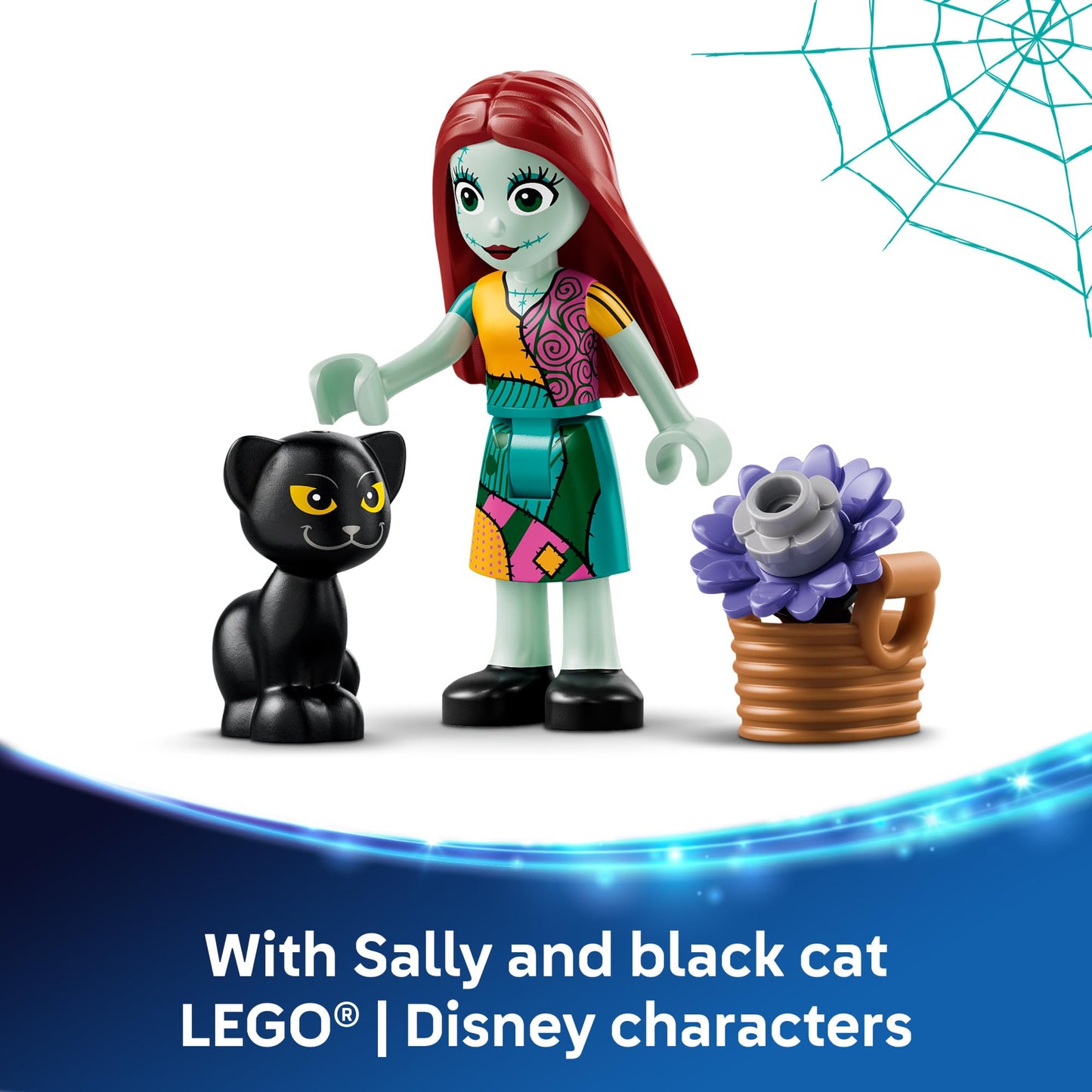 LEGO Disney Sally's Flowerpot Building Toy - The Nightmare Before Christmas Set for Girls & Boys, Ages 9+ - Kids Room and Desk Decor - Gift