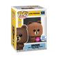 POP! Line Friends 928 - Brown Flocked Popculture Exclusive