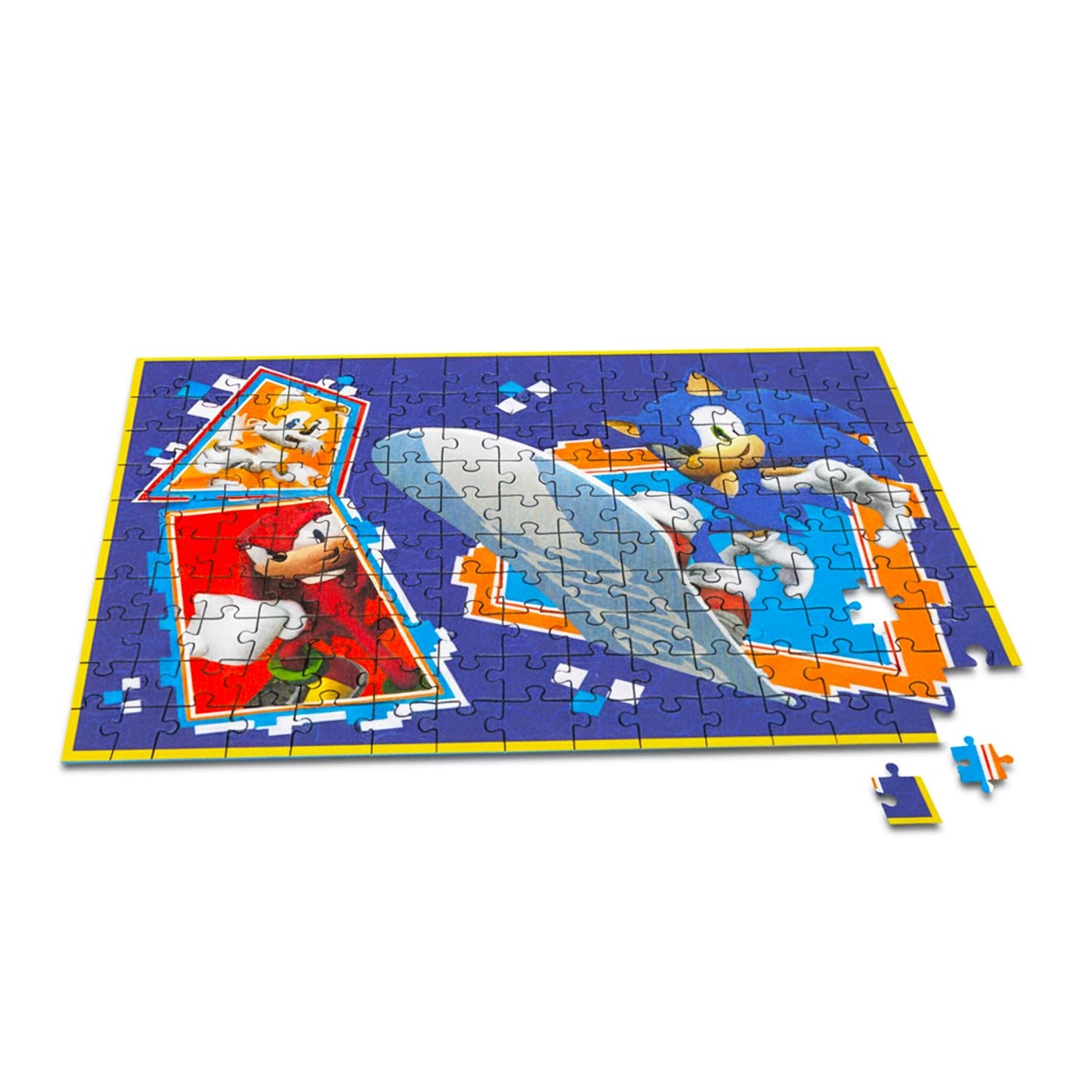 Sonic the Hedgehog Jigsaw Puzzle for Kids, Ages 4-8 Bundle