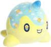 Aurora Enchanting Tasty Peach Sunny Day Nomwhal Stuffed Animal - Bright & Colorful Design - Showpiece Plush - Yellow 7 Inches