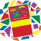 Barker Creek Learning Magnets Kit, for Children, 42 Tangram Pieces, Magnetic-Receptive Kidboard & 13 Reproducible Tangram Patterns (2325)