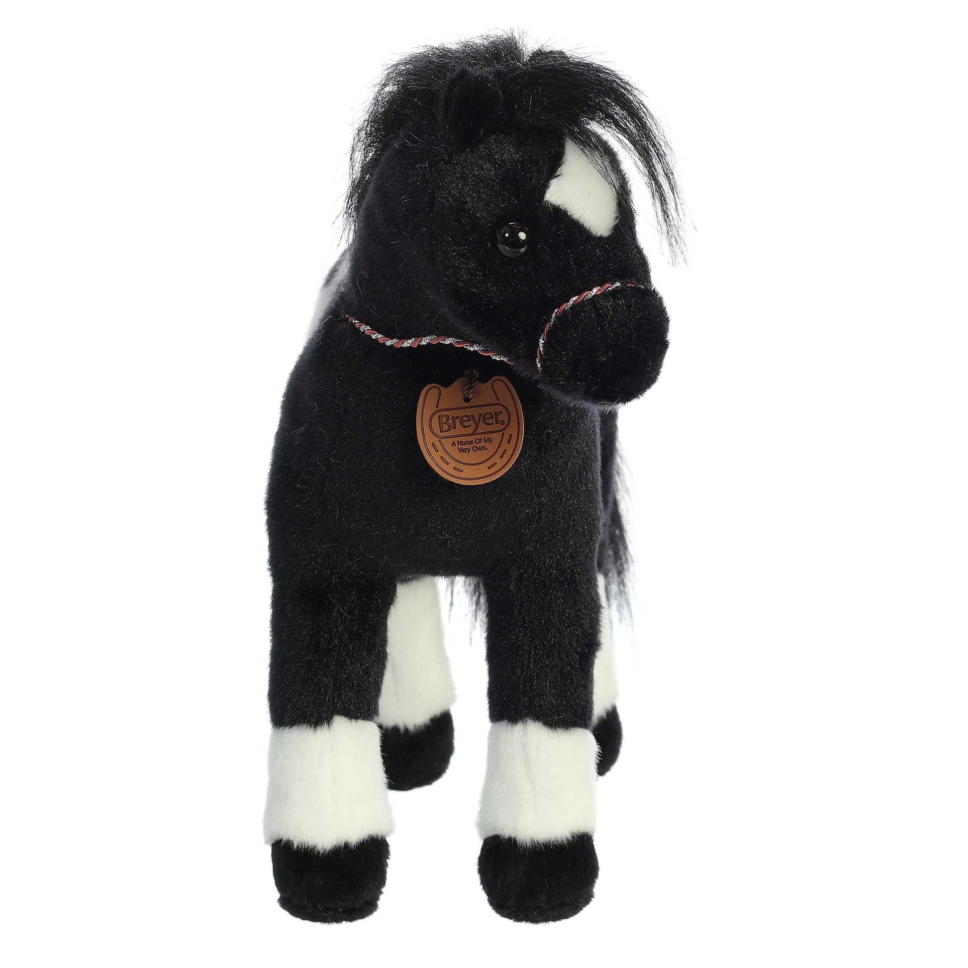 Aurora® Exquisite Breyer® Showstoppers Black Appaloosa Stuffed Animal - Realistic Detailing for Imaginative Play - Perfect for Kids, Adults, and Any