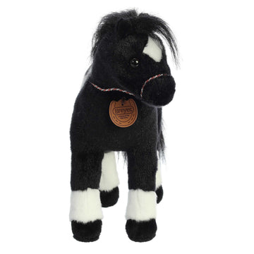 Aurora® Exquisite Breyer® Showstoppers Black Appaloosa Stuffed Animal - Realistic Detailing for Imaginative Play - Perfect for Kids, Adults, and Any