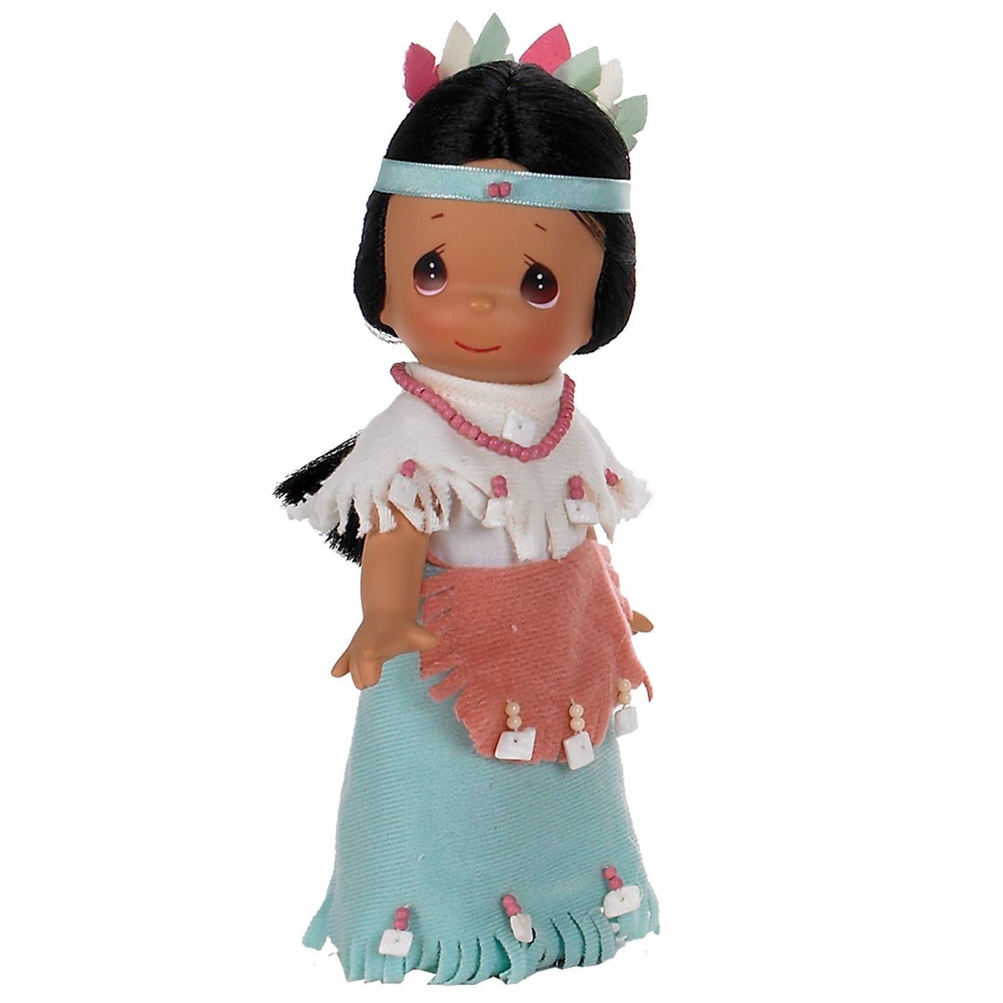 The Doll Maker Precious Moments Dolls, Linda Rick, Ten Little Indians, 7 Little Indian,7 inch Doll