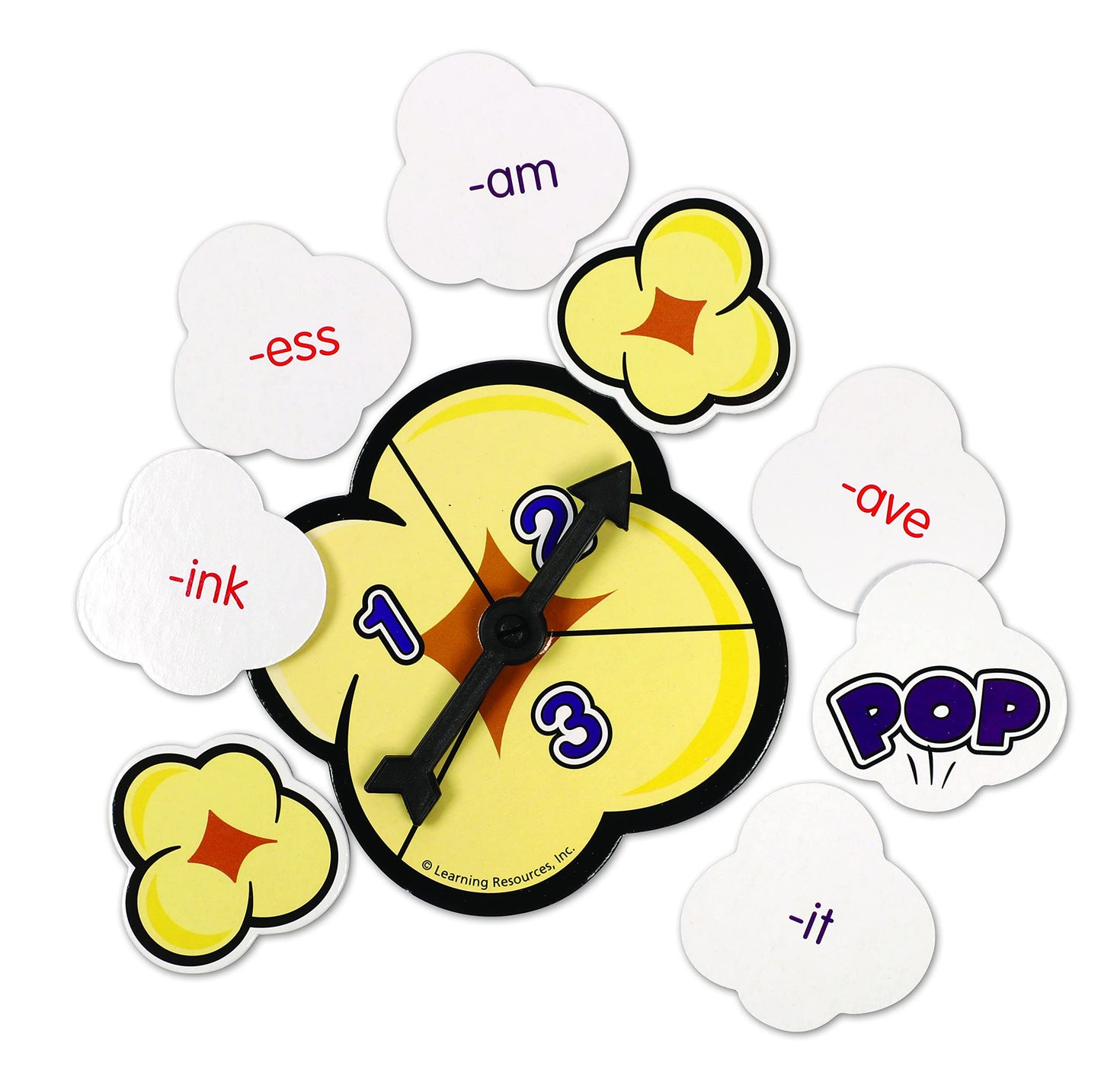 Learning Resources POP for Word Families Game, Word Families, Vocabulary and Rhyming, For 2-4 players, Ages 6+
