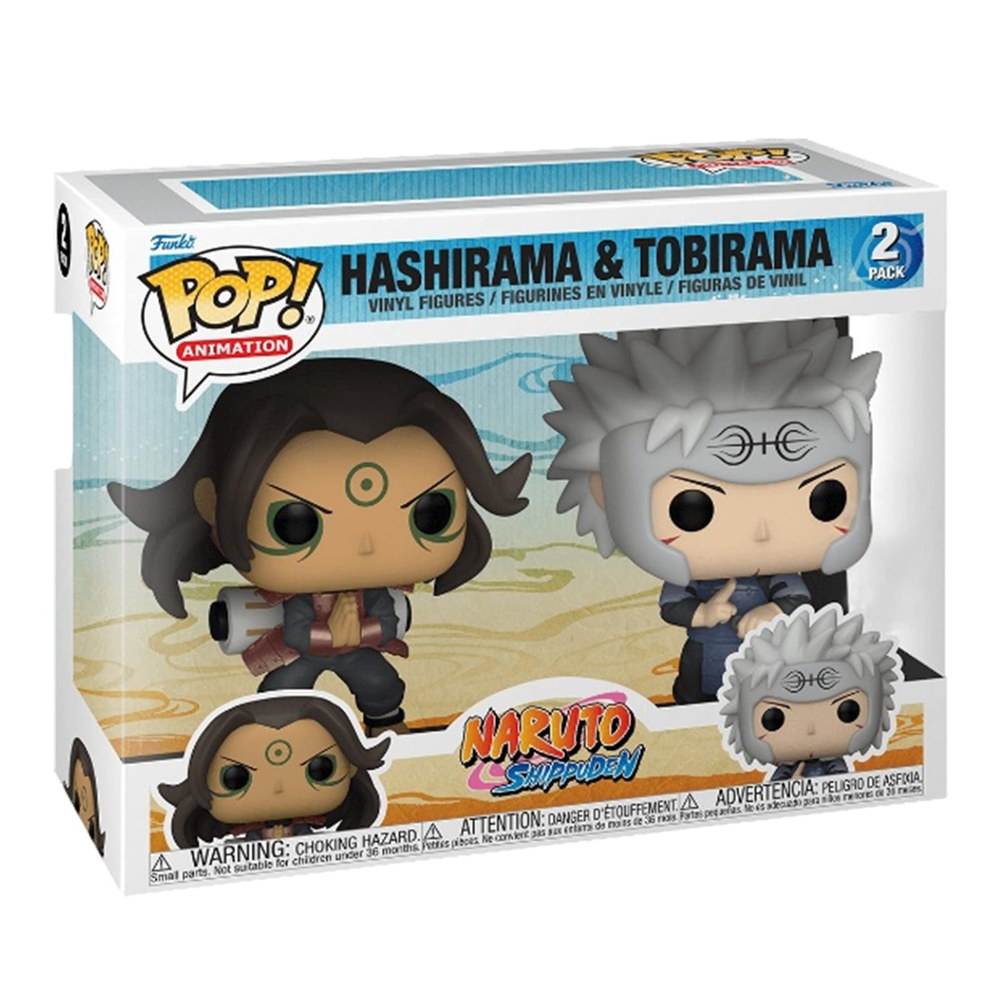FUNKO POP! ANIMATION: Naruto - Hashirama & Tobirama 2pk (AE Exclusive)