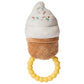 Mary Meyer Sweet Soothie Soft Baby Rattle with Teether Ring, Ice Cream