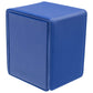 Ultra Pro - Vivid Alcove Flip Card Deck Box (Blue) - Stores & Protects Up To 100 Standard Size Collectible Baseball Gaming Sports or Any Standard Size