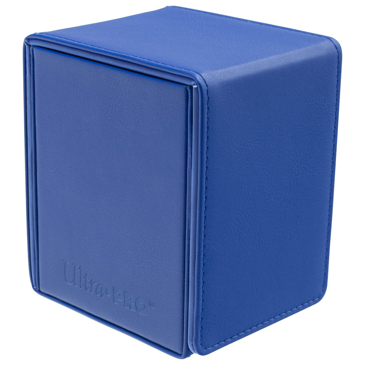 Ultra Pro - Vivid Alcove Flip Card Deck Box (Blue) - Stores & Protects Up To 100 Standard Size Collectible Baseball Gaming Sports or Any Standard Size