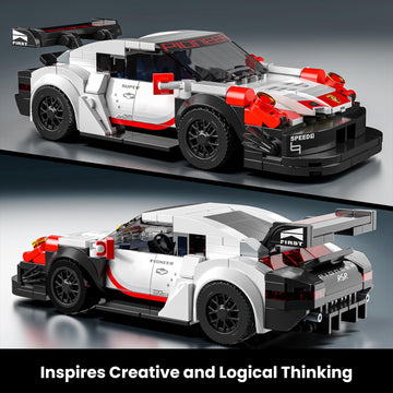 Mould King Speed Champion Car Building Kit with Acrylic Display Case