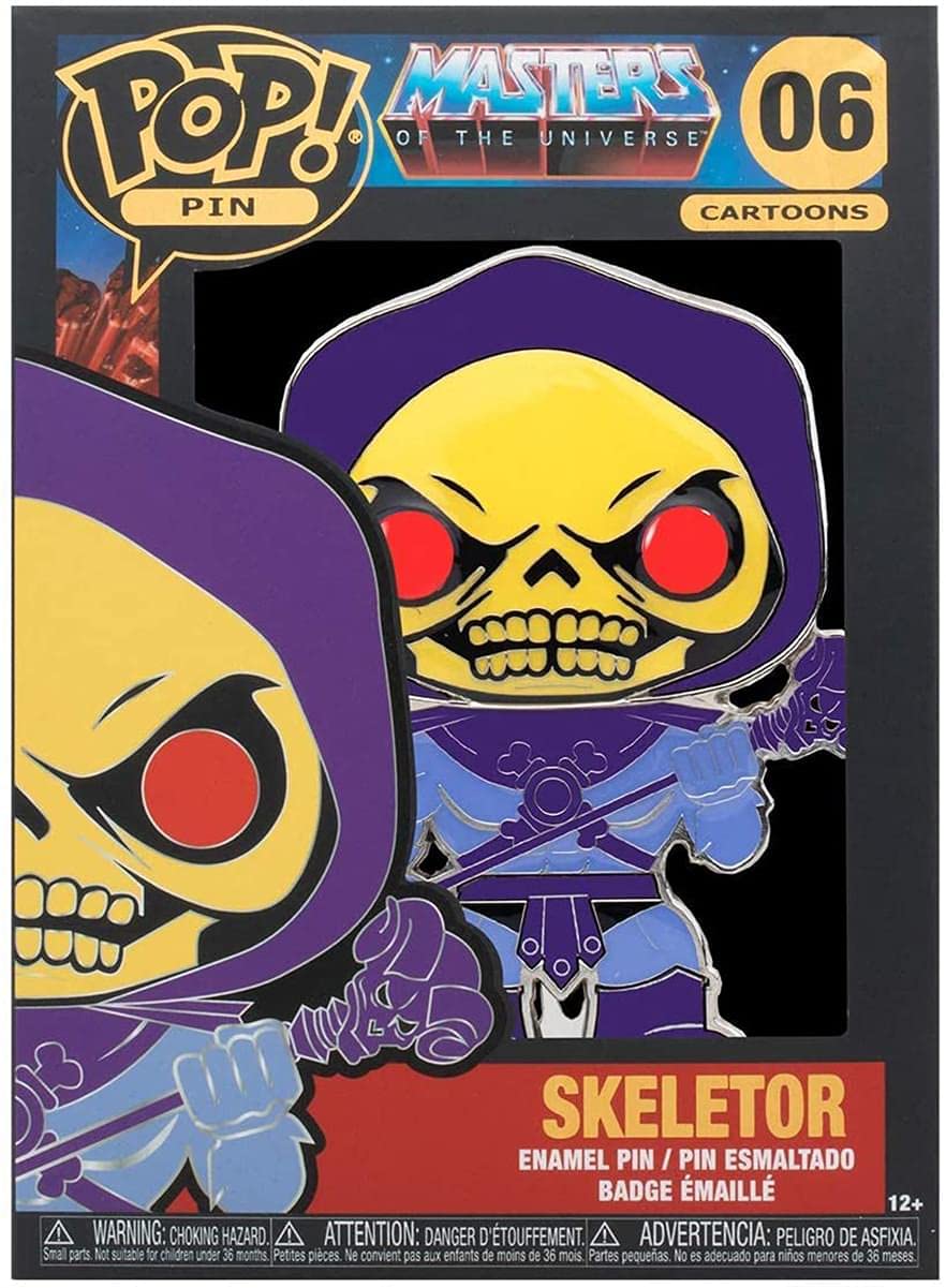 Funko Pop! Pins: Masters of The Universe - Skeletor with Glow in The Dark Eyes