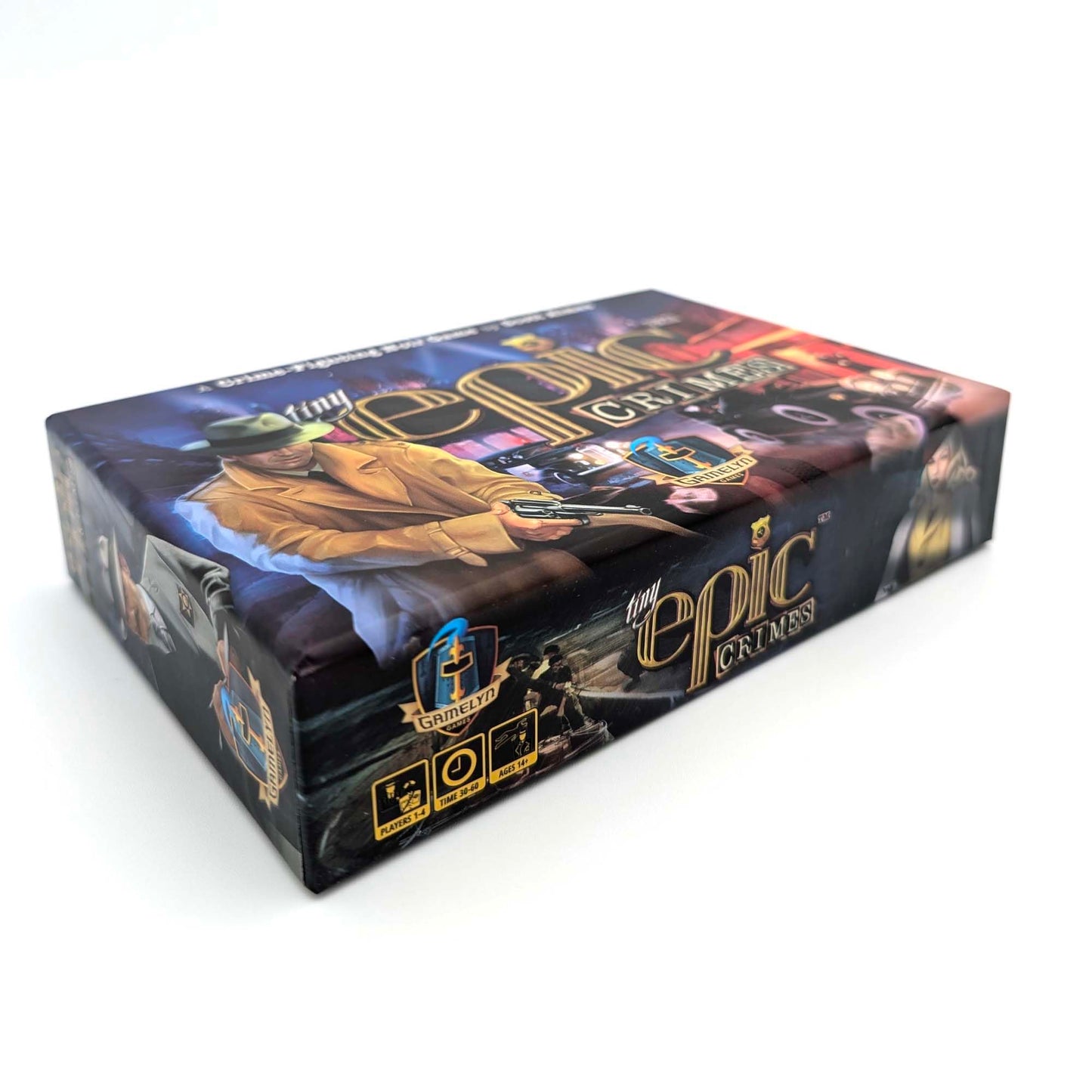 Tiny Epic Crimes | Murder Mystery & Deduction Board Game for Adults & Teens | 1-4 Players, 30-60 Min | Featuring the Decoder System