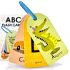 Hapinest My First ABC Alphabet Flash Cards for Baby and Toddlers, 26 Double-Sided Flashcards with Ring