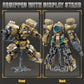 HIGH GODO Artillery Mech Robot Transforming Building Blocks Set for Adults,City Warrior Justice Hero Soldier Mech Model Building Kit, Cool Creative