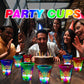 mishunyus 24 Pack Glow Birthday Squad Cups 16oz - Reusable Light Up Party Cups for Adult Birthdays 21st, 30th, 40th, 50th, 60th Theme Decorations