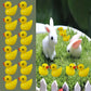 HAMIYELL Pack of 36 Tiny Ducks Little Plastic Duck Mini Resin Ducks for Garden Decorations, Dollhouse Miniatures, Crafts Ornaments(Yellow)