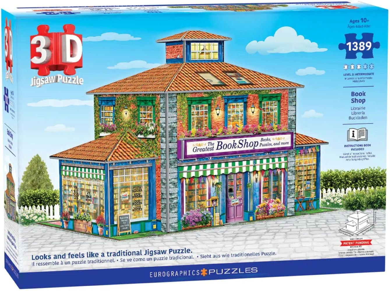 EuroGraphics - Book Shop 3D Jigsaw Puzzles