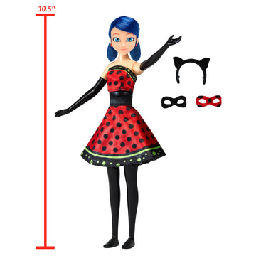 Miraculous Hero Switch Ladybug 10.5" Fashion Doll by Playmates Toys
