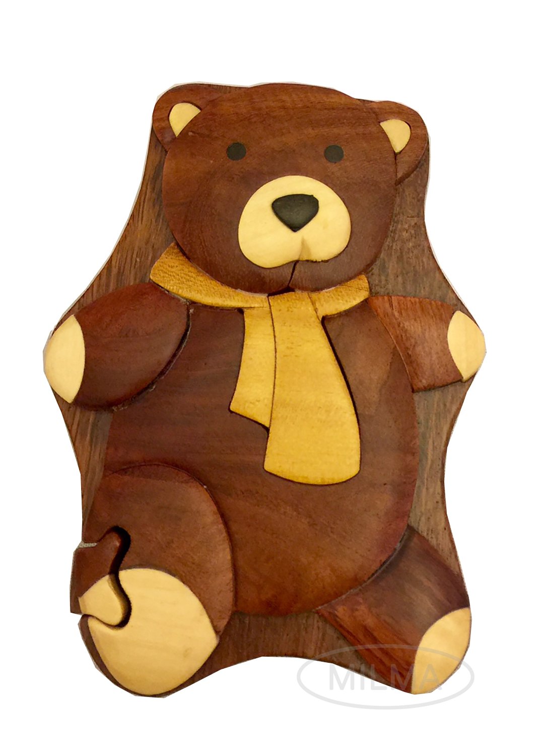 Teddy Bear - Secret Wooden Puzzle Box