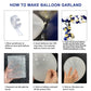 Navy Blue Gold Balloons Garland Kit, 120 pcs Navy and Gold Confetti White Balloons Arch for Graduation Birthday Party Baby Shower DIY Decoration