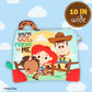 Disney Toy Story Andy’s Toy Box On-The-Go Clip by Kids Preferred - Soft Sensory Teether with Crinkle Sounds & Rattle