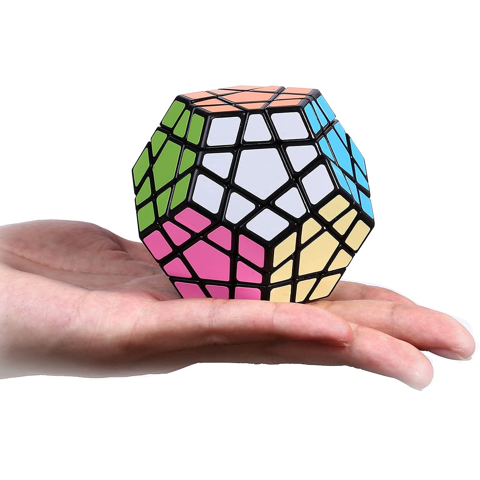 Dreampark Megaminx Speed Cube 3x3x3: Pentagonal Speed Cube Puzzle Toy